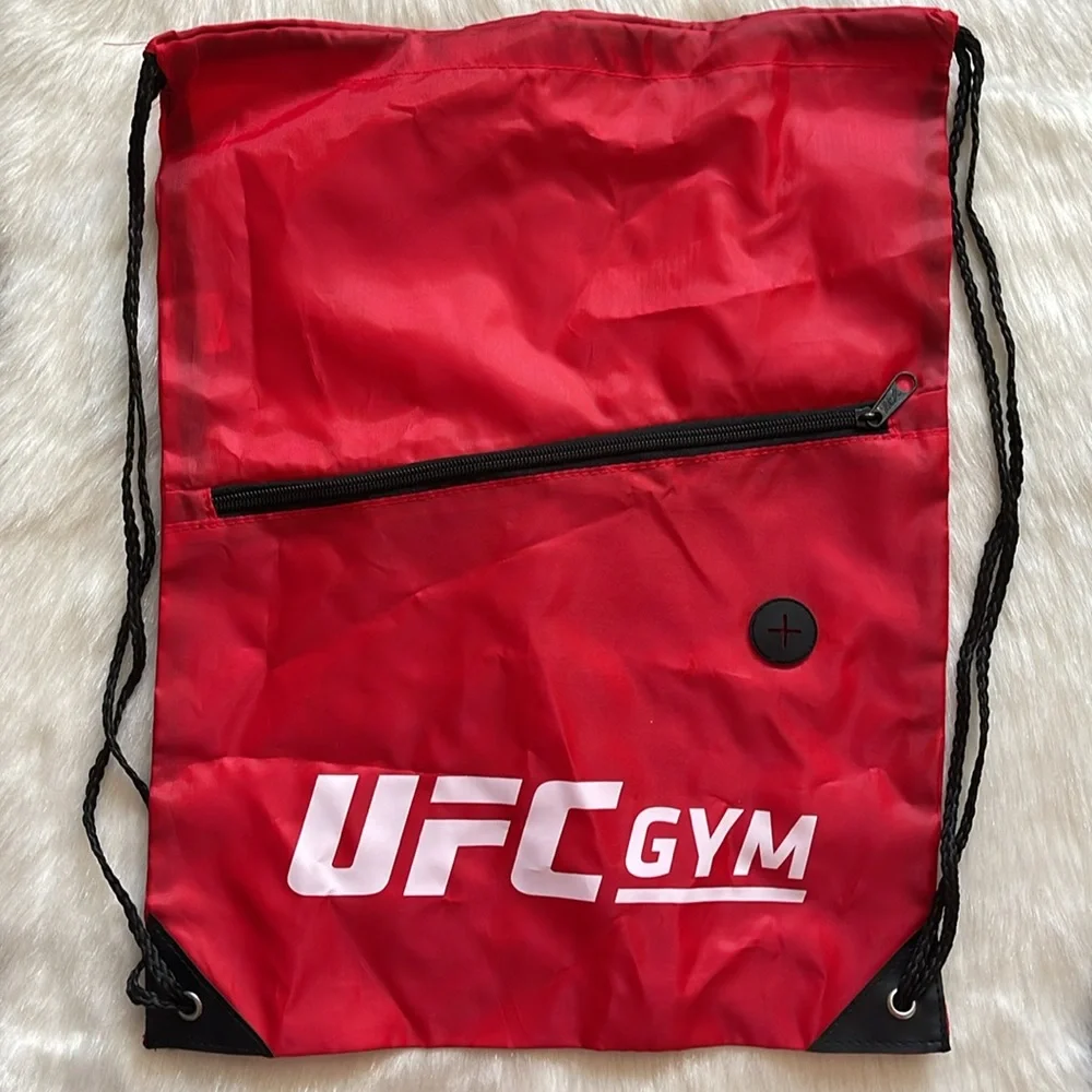 UFC Gym Premium Pink Women’s Training Sparring Gloves Hand Wraps & Red Bag Set